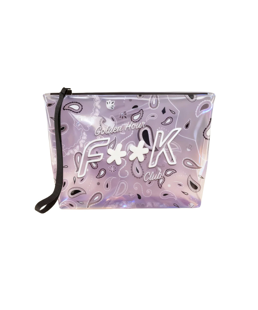 F**K Kids Pochette Fantasia Bandana Rosa con Logo per Bambine