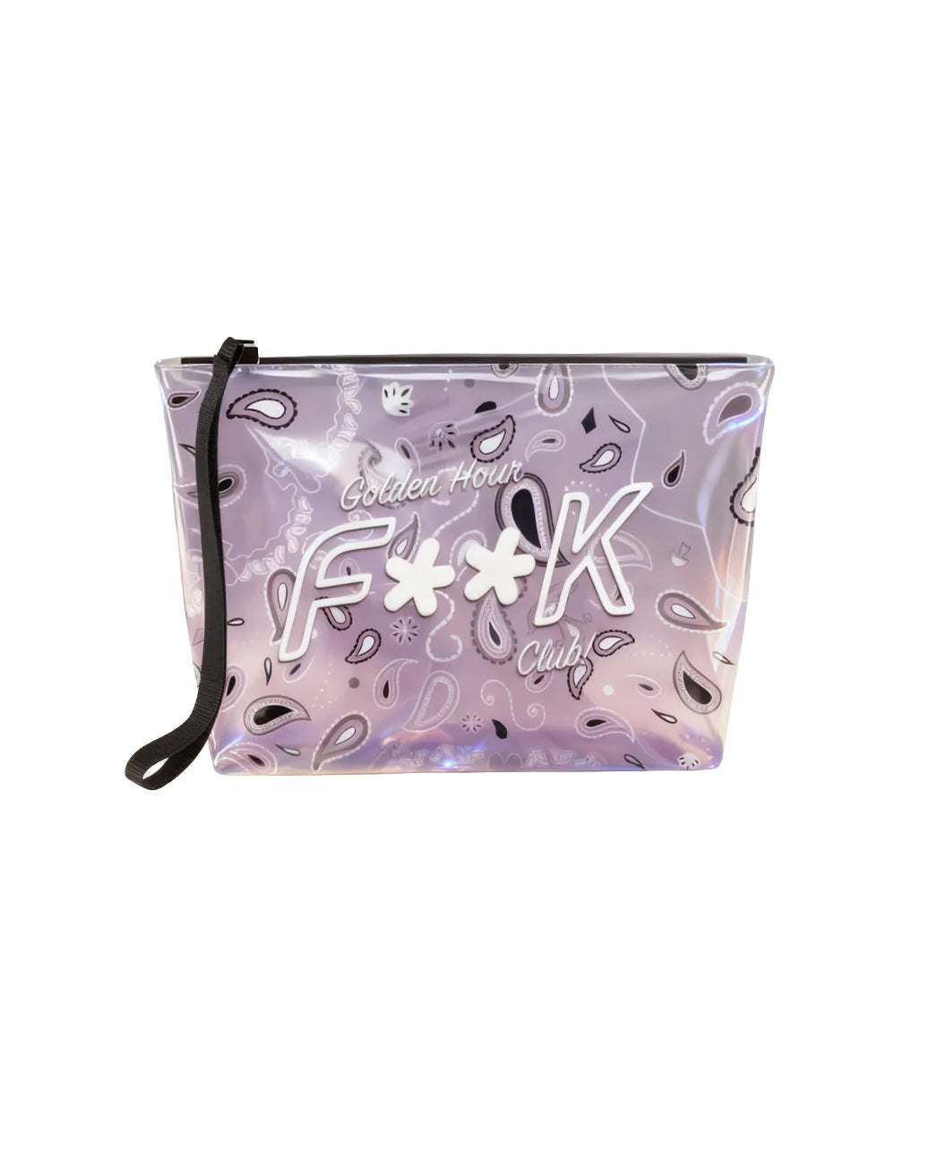 F**K Kids Pochette Fantasia Bandana Rosa con Logo per Bambine