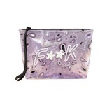 F**K Kids Pochette Fantasia Bandana Rosa con Logo per Bambine