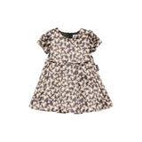 Moschino Kids Abito Nero con Teddy Allover per Neonate