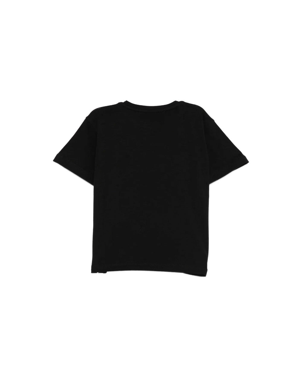 Elisabetta Franchi La Mia Bambina T-shirt Nera con Logo per Neonate