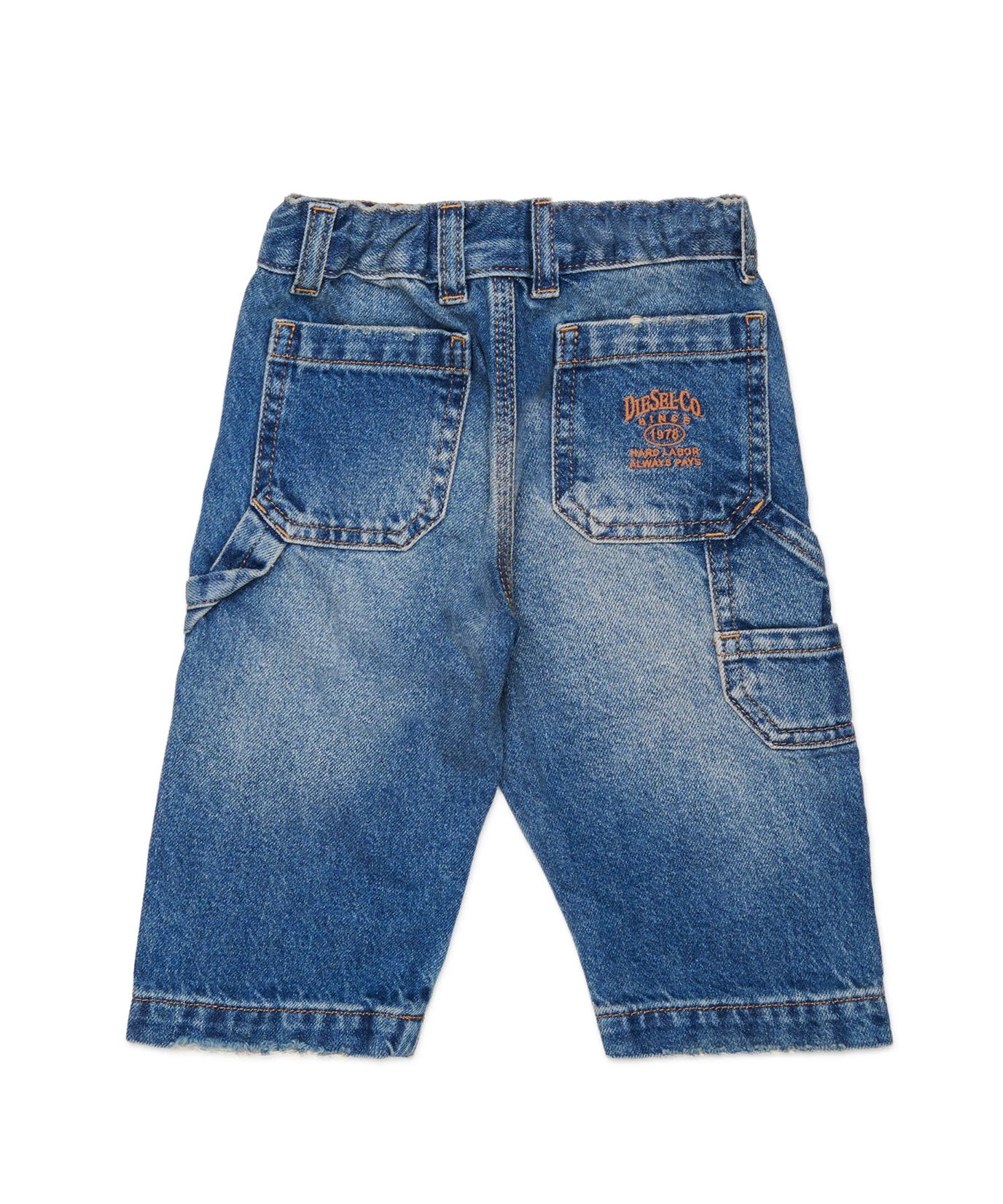 Diesel Kids Pantalone in Denim con Ricamo Unisex