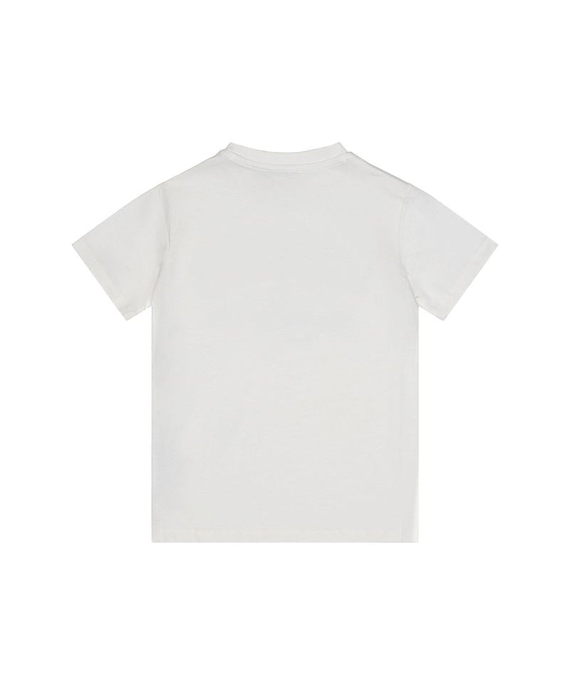 Iceberg Kids T-Shirt Off-White con Stampa Logo Unisex