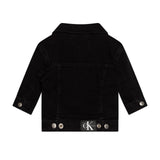 Calvin Klein Kids Giubbino Denim Nero per Neonati (retro)