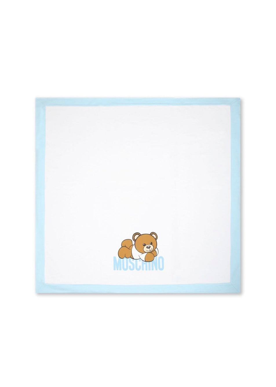 Moschino Kids Coperta Cielo con Stampa Teddy Bear per Neonati