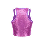 4giveness Kids Top in Pailettes Lilla per Bambine