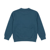 Suns Kids Felpa Girocollo Petrolio con Stampa Bambini
