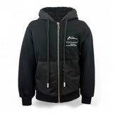 Yes London Kids Felpa Nera con Cappuccio per Bambini
