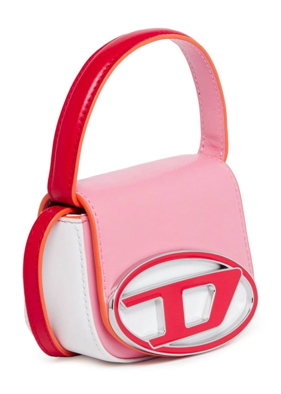 Diesel Kids Borsa a Spalla Rosa/Rossa 1DR per Bambine (dettaglio)