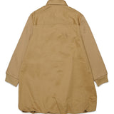Dsquared2 Kids Abito a Camicia Beige con Logo per Bambine