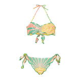 Effek Costume Bikini a Fascia Fantasia Fruit per Bambine
