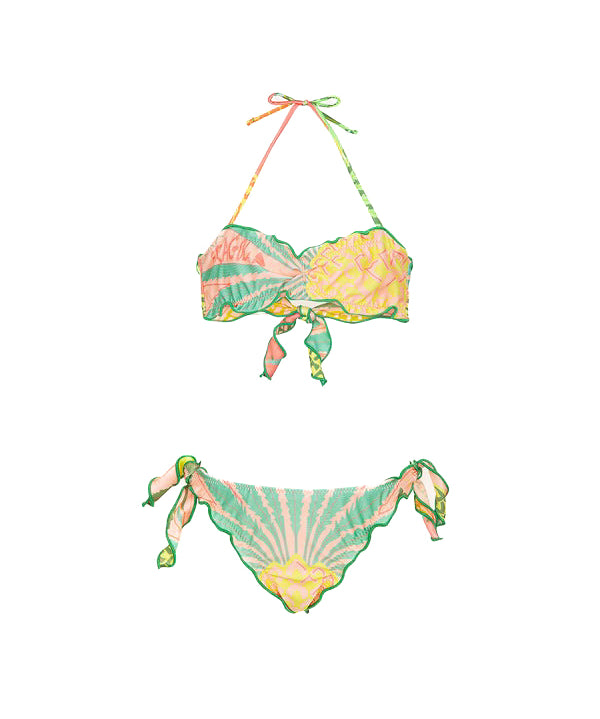 Effek Costume Bikini a Fascia Fantasia Fruit per Bambine