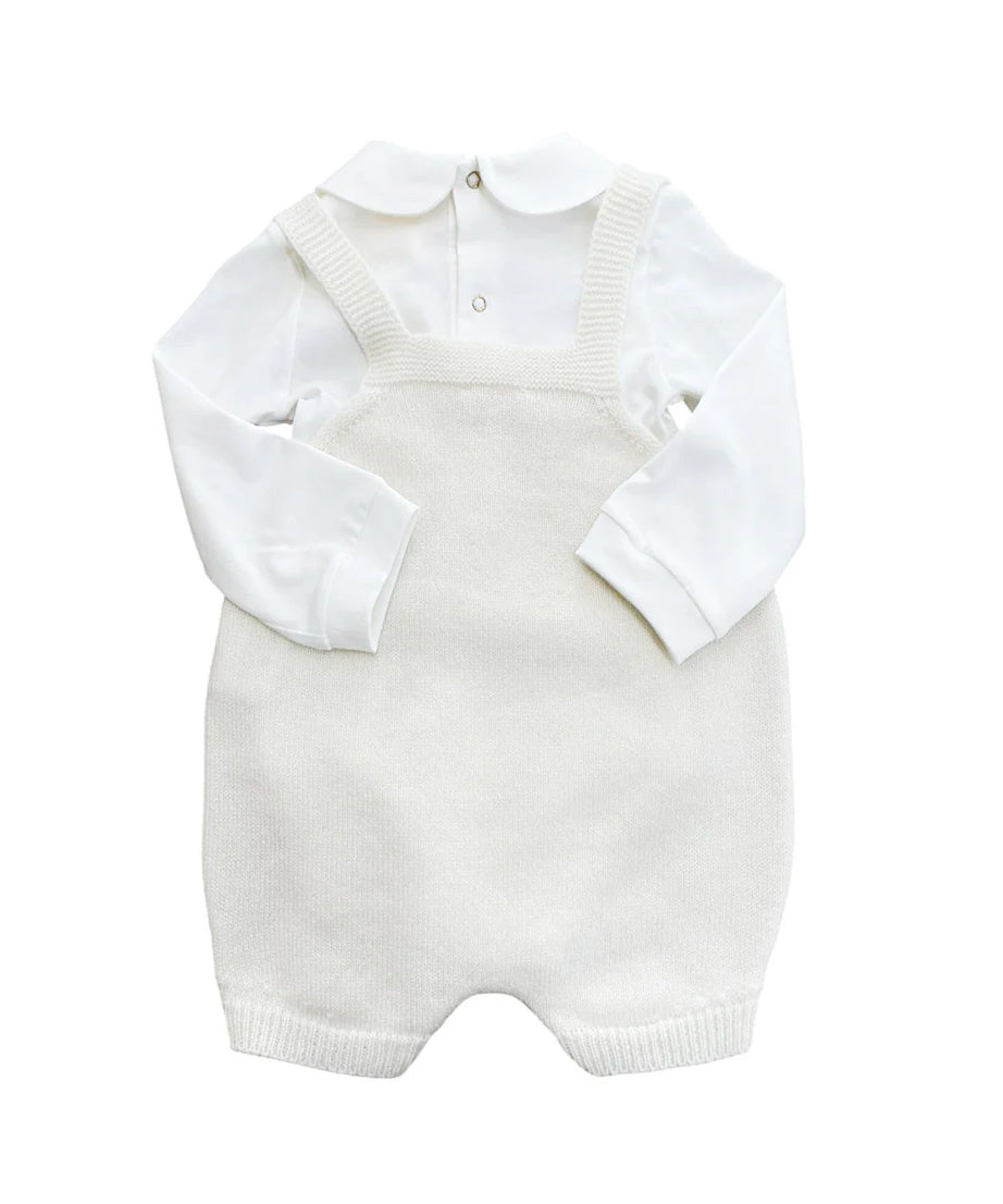 Elisabetta Franchi La Mia Bambina Completo Body+Salopette per Neonate