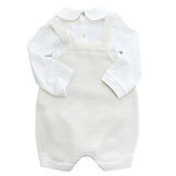Elisabetta Franchi La Mia Bambina Completo Body+Salopette per Neonate