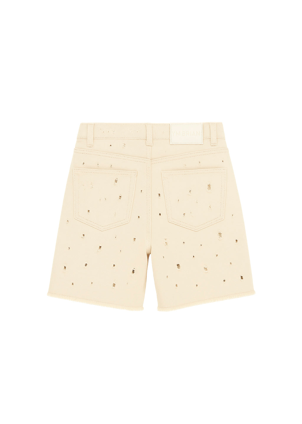 I'm Brian Bermuda Traforato Denim Beige per Bambini