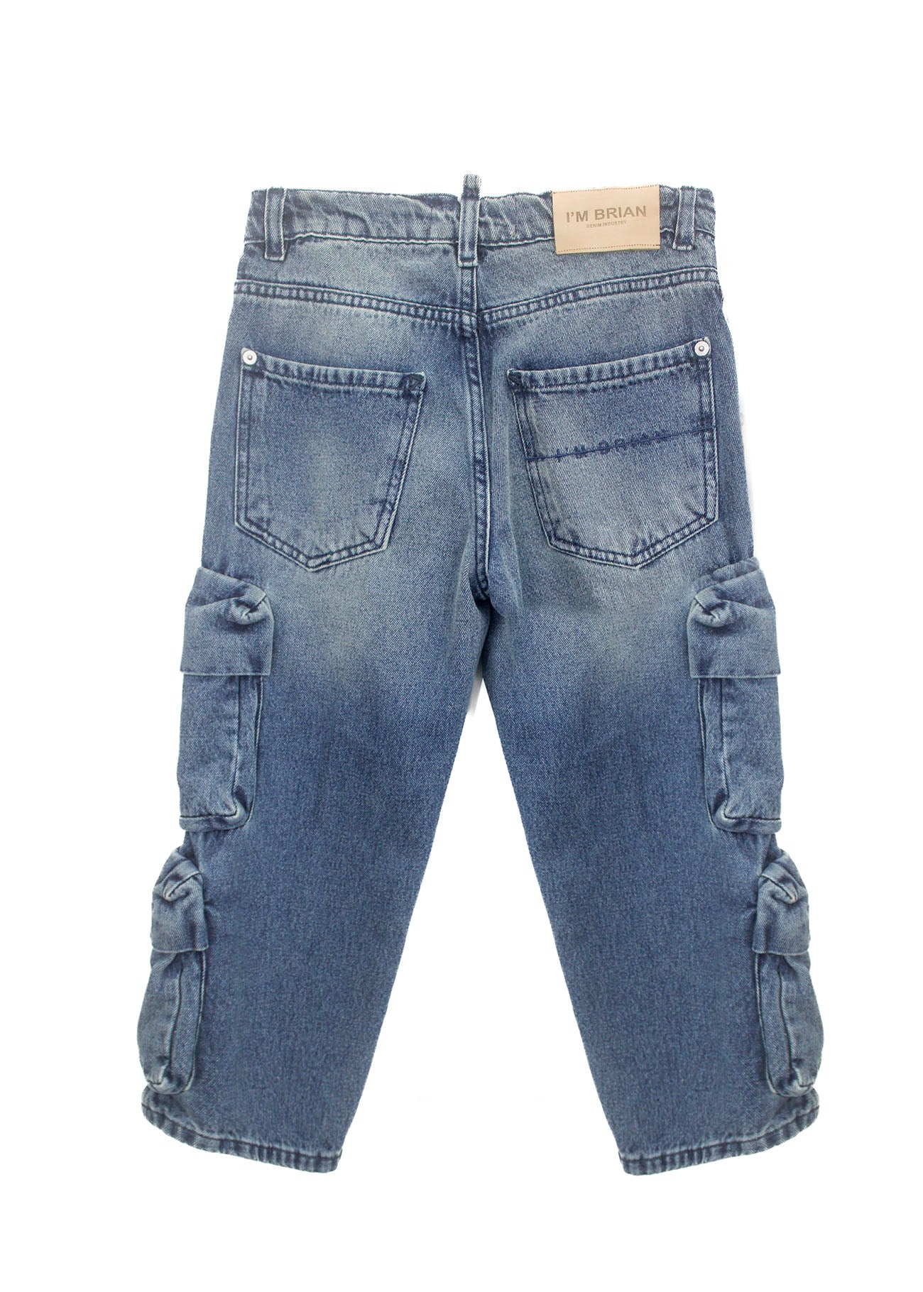 I'm Brian Jeans Denim Cargo per Bambini