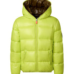 Save the Duck Piumino Verde Mela ARTIE per Bambine