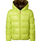 Save the Duck Piumino Verde Mela ARTIE per Bambine