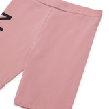 N21 Kids Ciclista Rosa con Maxi Stampa Logo Laterale per Bambine