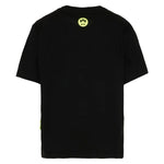 Barrow Kids T-Shirt Nero con Stampa Teddy Unisex