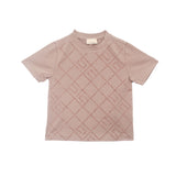 Elisabetta Franchi La Mia Bambina T-shirt Sunrise con Logo Geometrico per Neonate