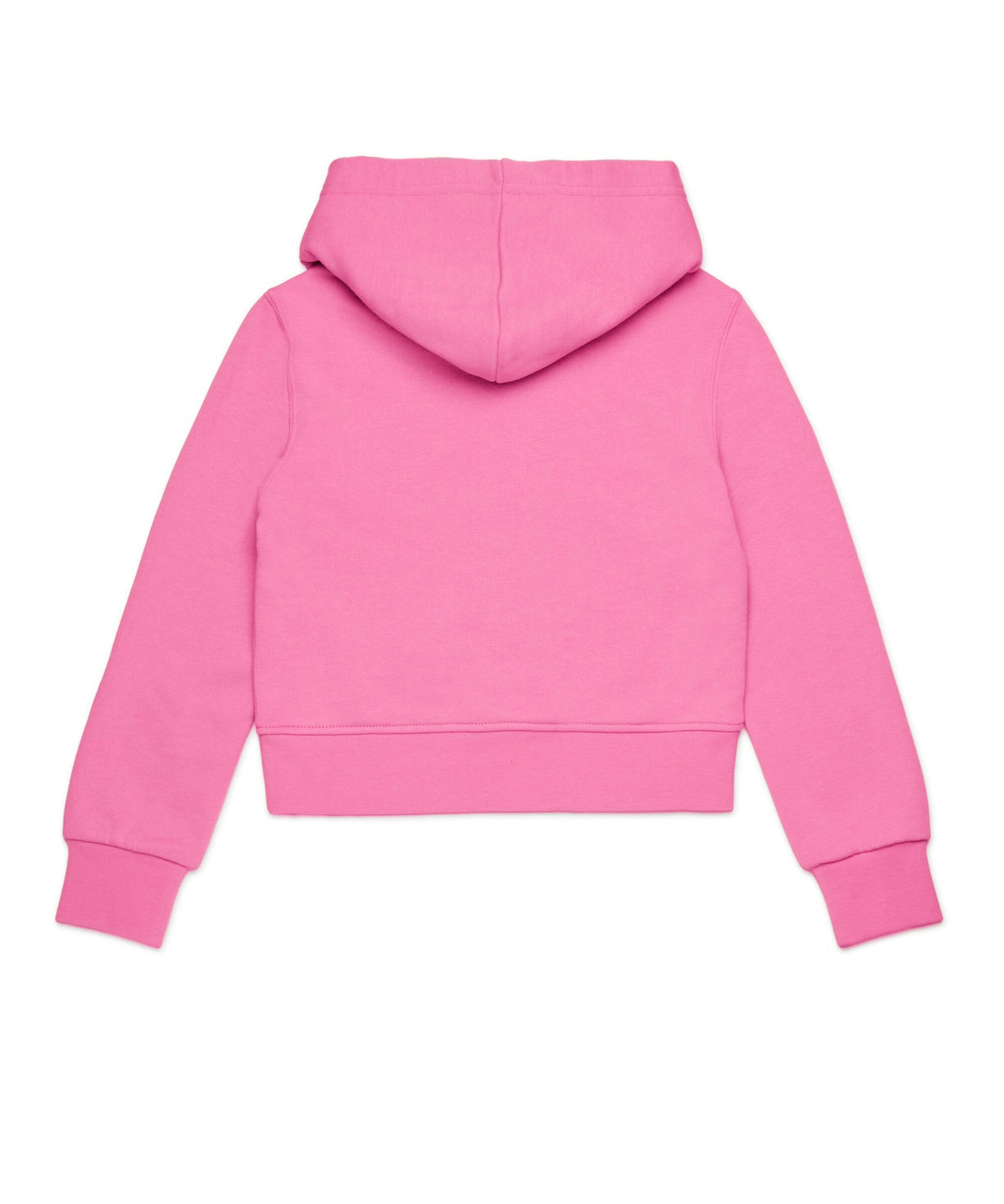 Diesel Kids Felpa con Cappuccio Fucsia Oval D per Bambine