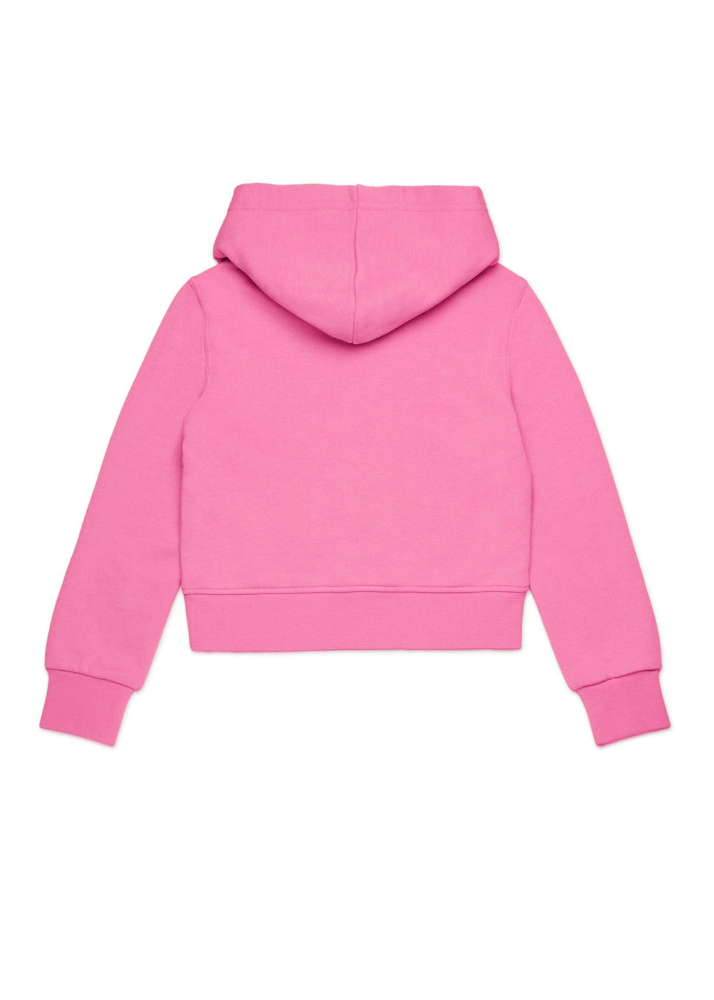 Diesel Kids Felpa con Cappuccio Fucsia Oval D per Bambine
