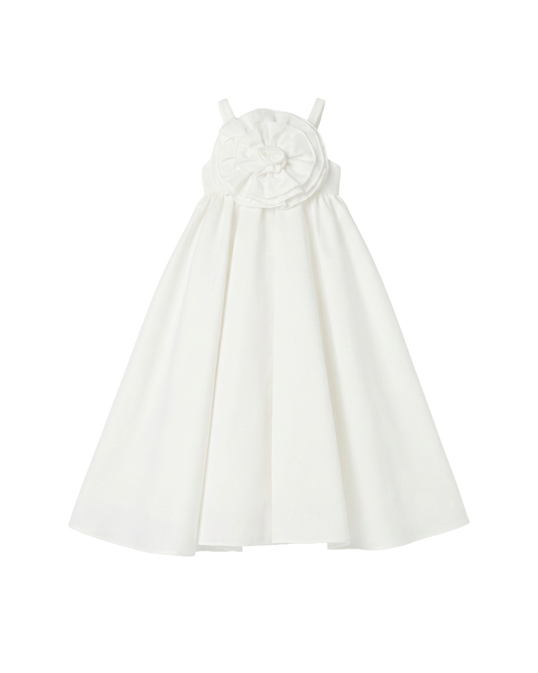 Vicolo Kids Abito Off-White con Fiore per Bambine