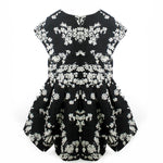 Elisabetta Franchi La Mia Bambina Abito Fantasia Nero/Burro per Bambine (retro)
