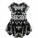 Elisabetta Franchi La Mia Bambina Abito Fantasia Nero/Burro per Bambine (retro)
