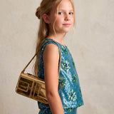 Pinko Kids Top con Pailettes Azzurro/Verde per Bambine