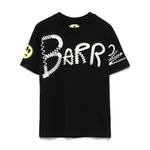 Barrow Kids T-shirt Nera con Stampa Logo per Bambini (fronte)