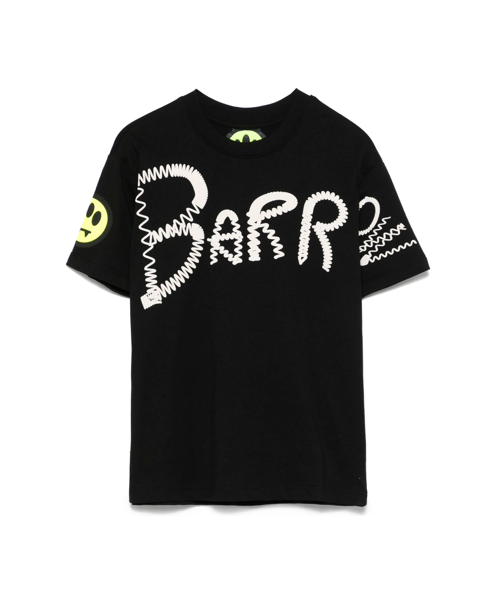 Barrow Kids T-shirt Nera con Stampa Logo per Bambini (fronte)
