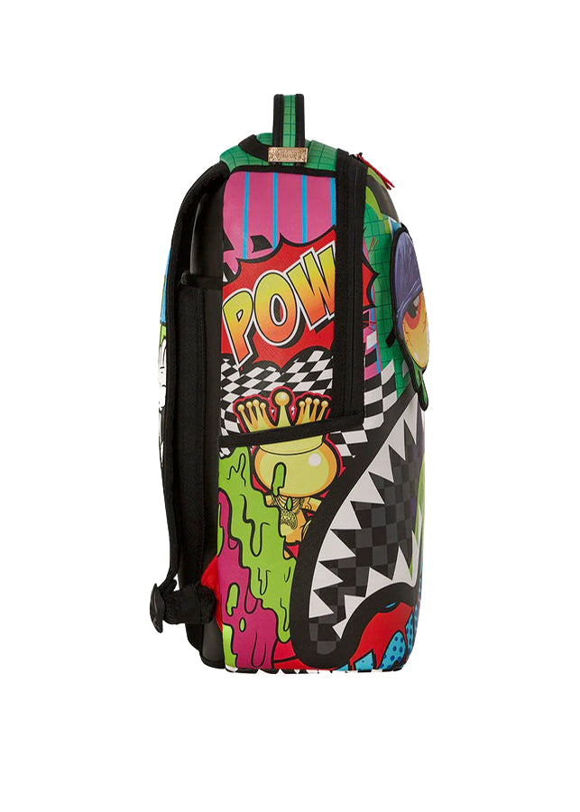 Sprayground Kids Zaino Psycho World Of Fun (dettaglio)