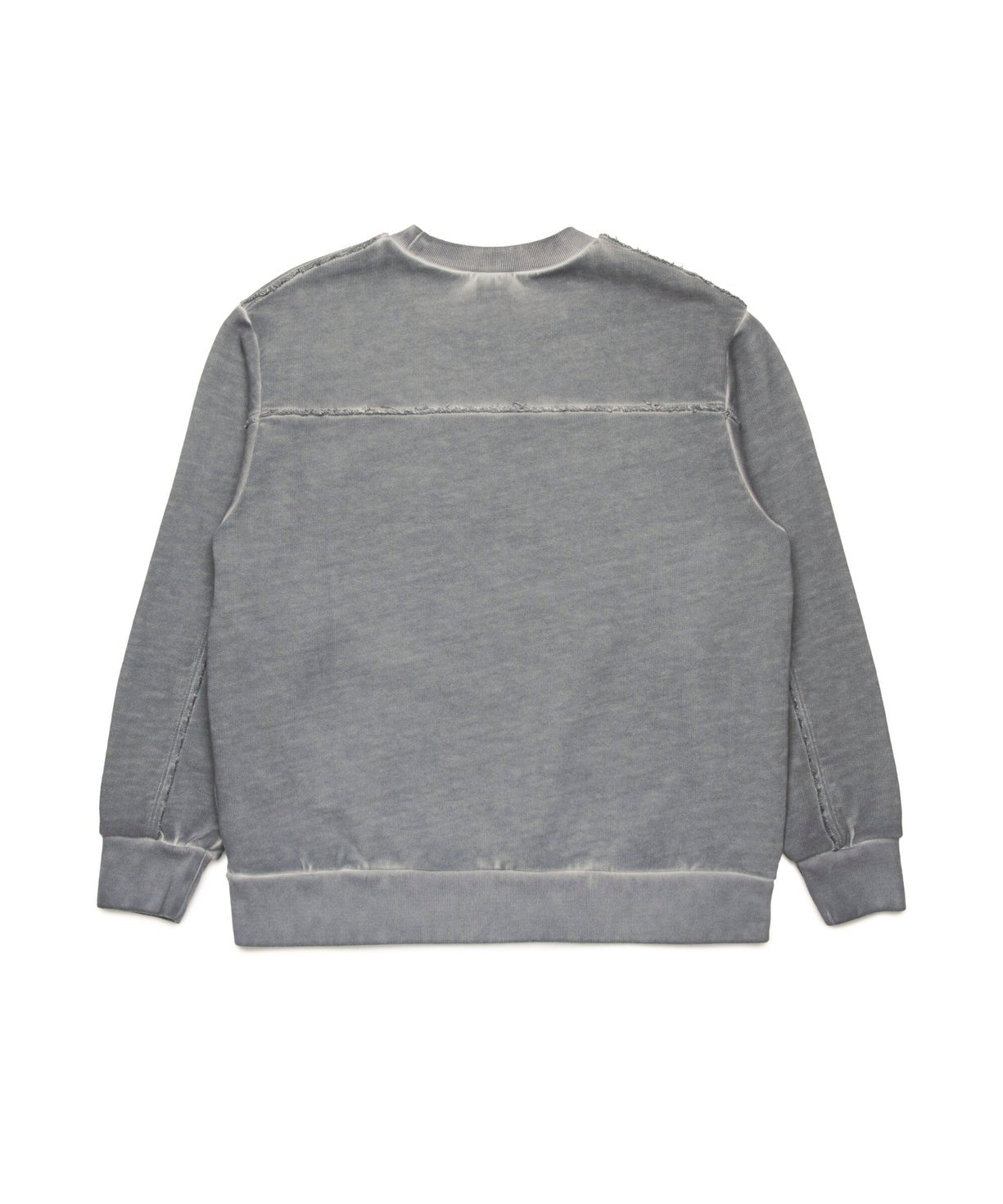 N°21 Kids Felpa Grigia con Logo Dissolving per Bambini (retro)