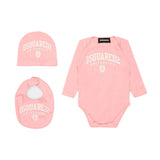 Dsquared2 Kids Set Nascita Rosa per Neonate