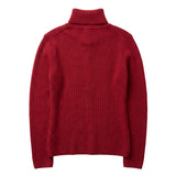 Elisabetta Franchi La Mia Bambina Maglia Dolce Vita Rosso con Logo Milk per Bambine