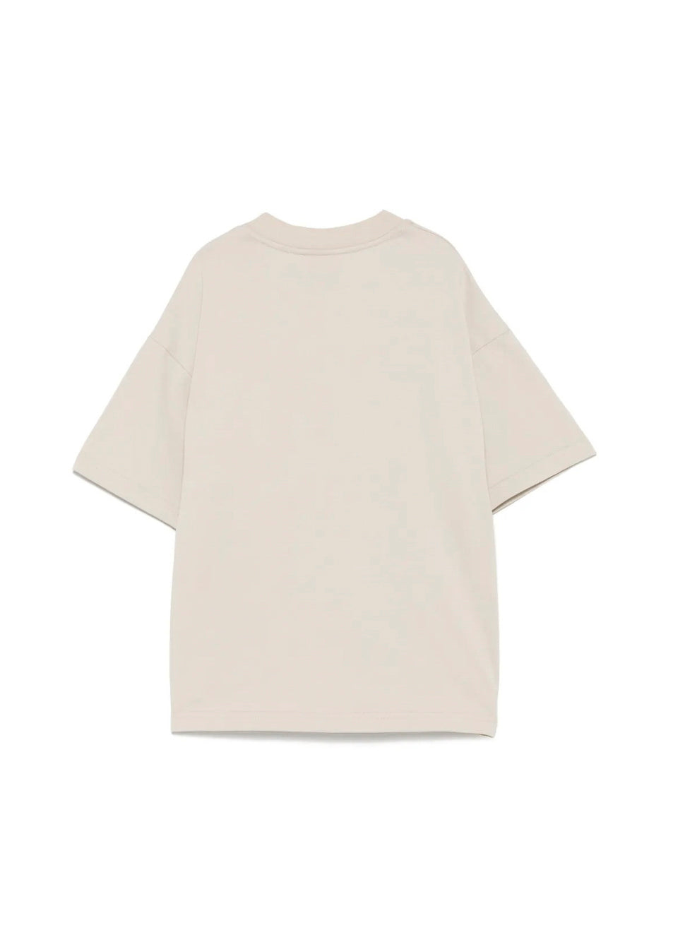 Yes London T-shirt Beige con Patch Logo per Bambini