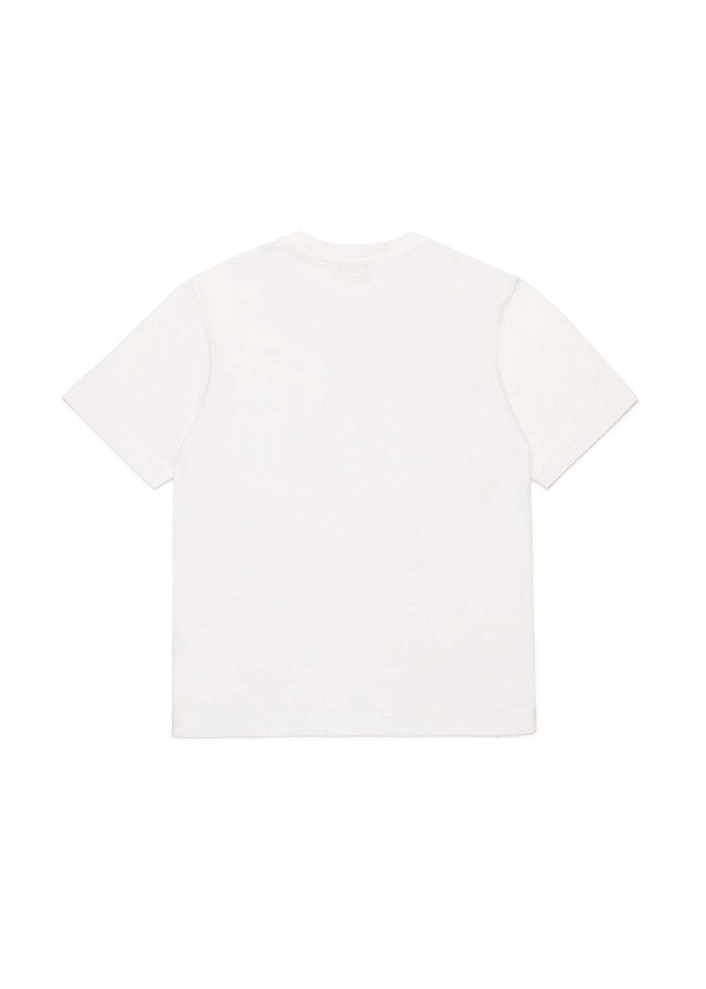 Diesel Kids T-shirt Bianca con Triplo Logo per Bambini