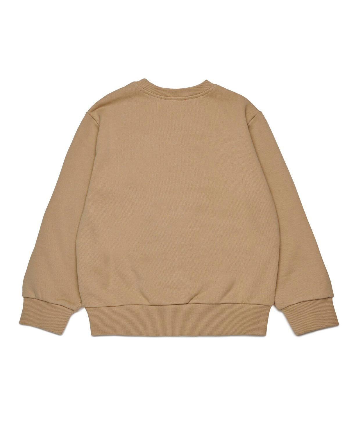 Diesel Kids Felpa Girocollo Beige Oval D per Bambini