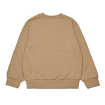 Diesel Kids Felpa Girocollo Beige Oval D per Bambini