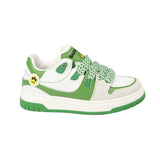 Barrow Kids Sneakers Verde e Bianco con Logo per Bambini