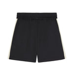 Palm Angels Kids Short Nero con Logo per Bambini