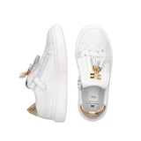 Elisabetta Franchi La Mia Bambina Sneakers Bianca/Oro per Bambine