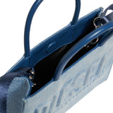 Diesel Kids Borsa in Denim con Logo per Bambine