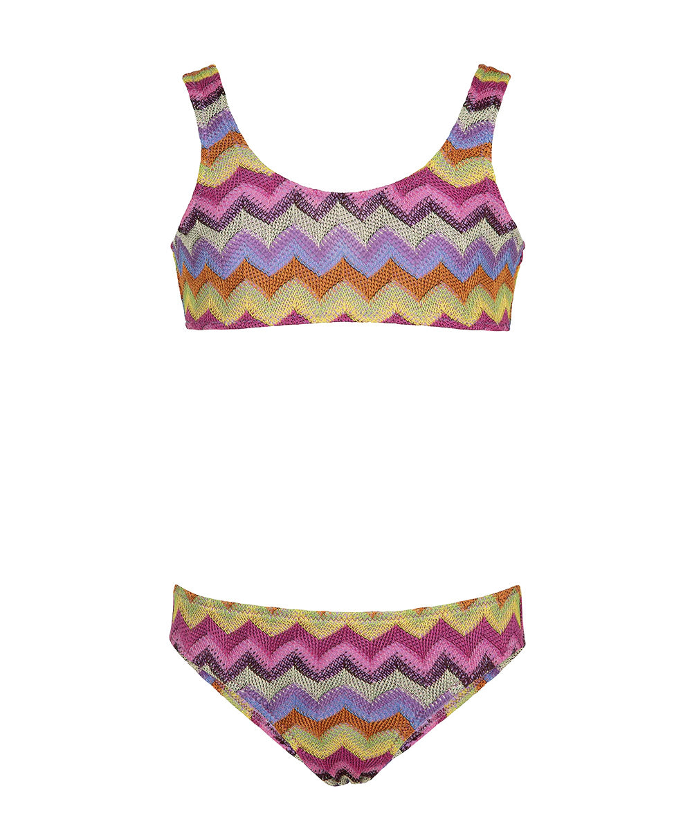 F**K Kids Costume in Maglia Multicolor per Bambine