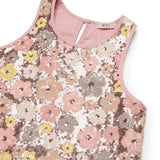N21 Kids Abito Senza Maniche con Paillettes per Bambine