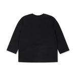 Moschino Kids Blusa Nera con Stampa Logo Teddy Bear per Neonati (retro)