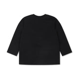 Moschino Kids Blusa Nera con Stampa Logo Teddy Bear per Neonati (retro)