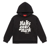 Max & Co Kids Felpa Nero con Stampa per Bambine